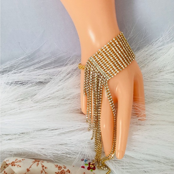 ❤️❤️Beautiful diamondstone bracelet, gold color - Picture 2 of 5